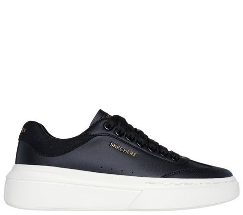 Pantofi sport, dama, SKECHERS CORDOVA CLASSIC-BEST BEHAVIOR 185060-BLK negru, piele ecologica